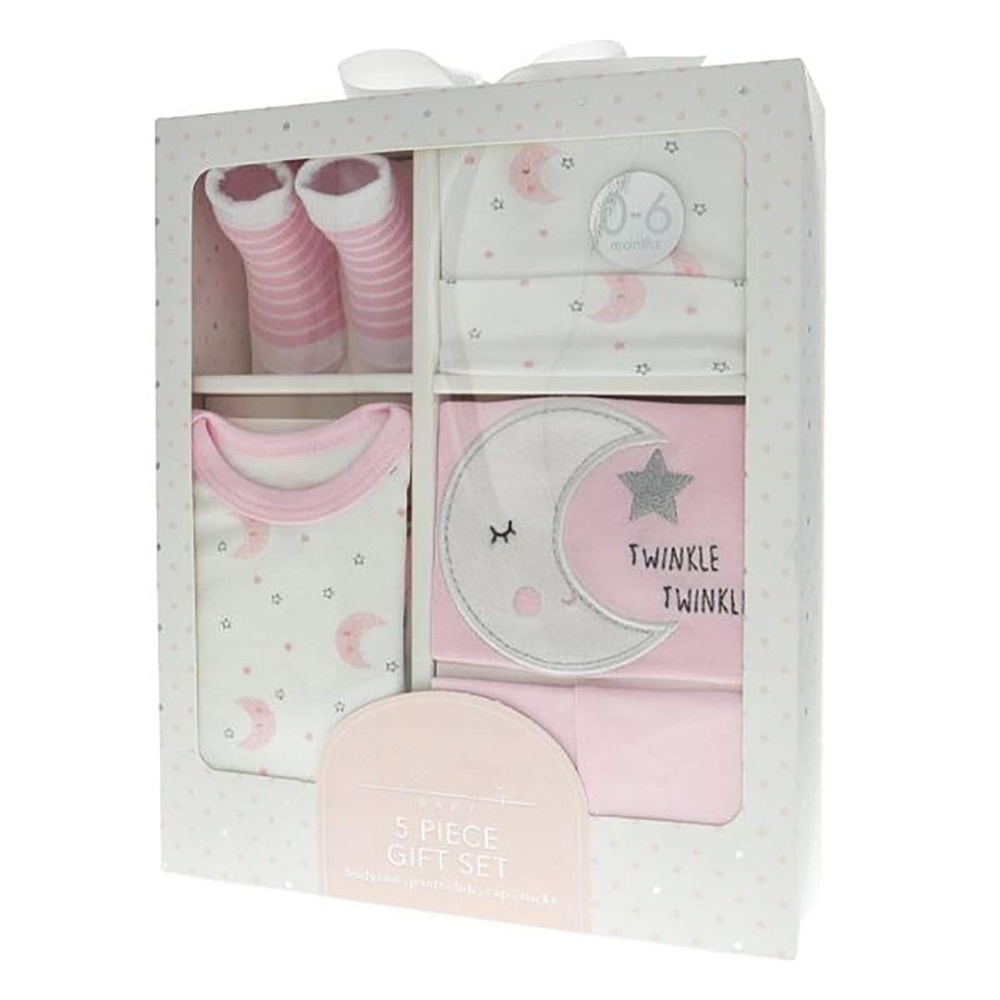 Newborn Baby Girl Boy Twinkle Clothing Layette Gift Set Essentials Bodysuit - Picture 2 of 7